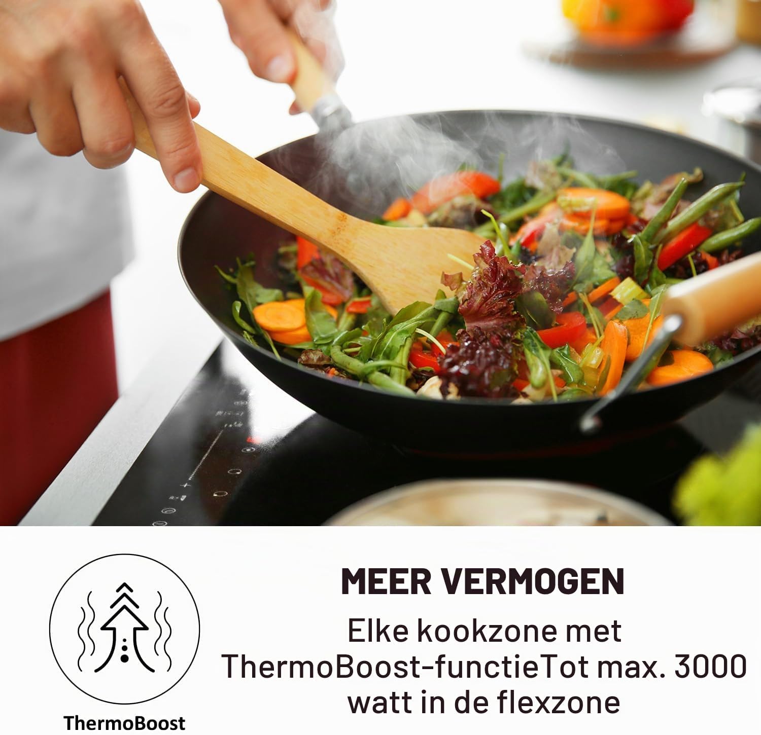 Thumbnail 6 de Klarstein Delicatessa 90 Hybrid inductiekookplaat, 5 zones en flexzone