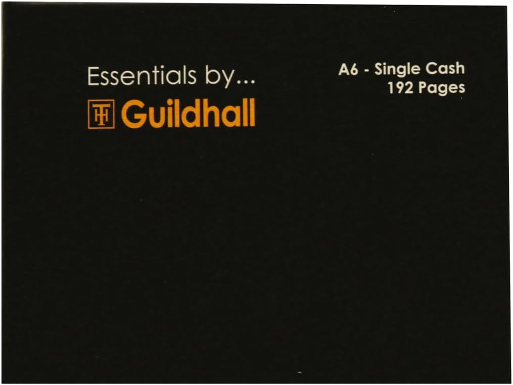 Detalle 2 de Exacompta Guildhall Essentials Single Cash Account Book, A6 (GES411Z) — Receipts, Expenses & Summaries