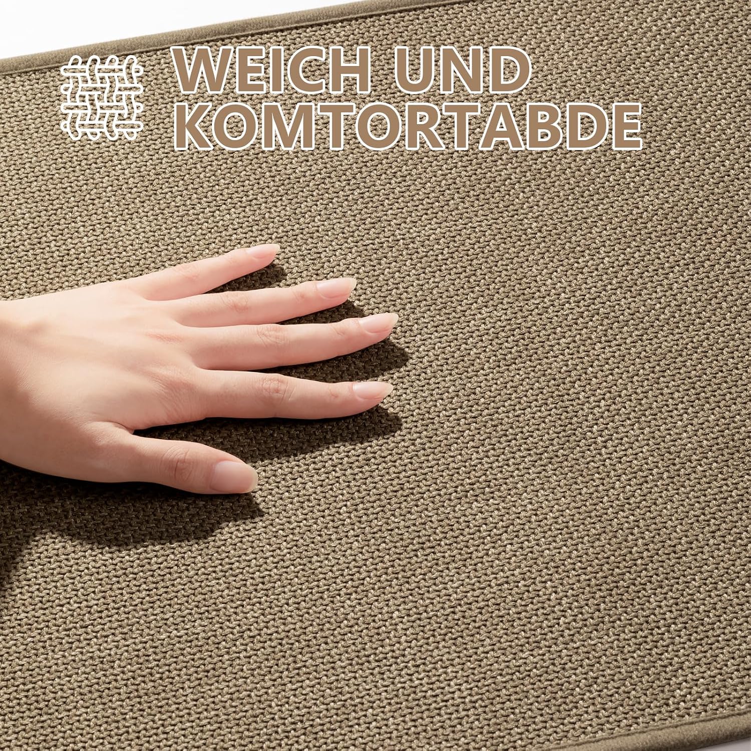 Thumbnail 6 de chakme Badematte 43x81 cm rutschfest Braun