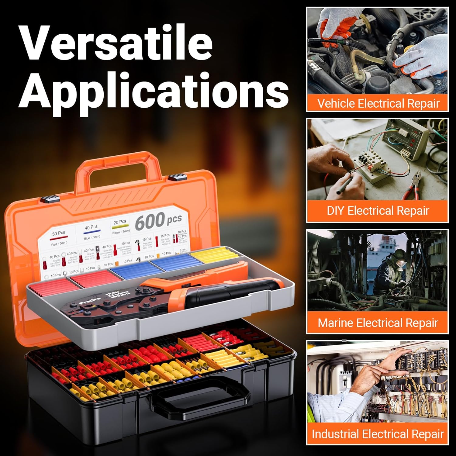 Thumbnail 6 de Preciva 600-Piece crimping tool set