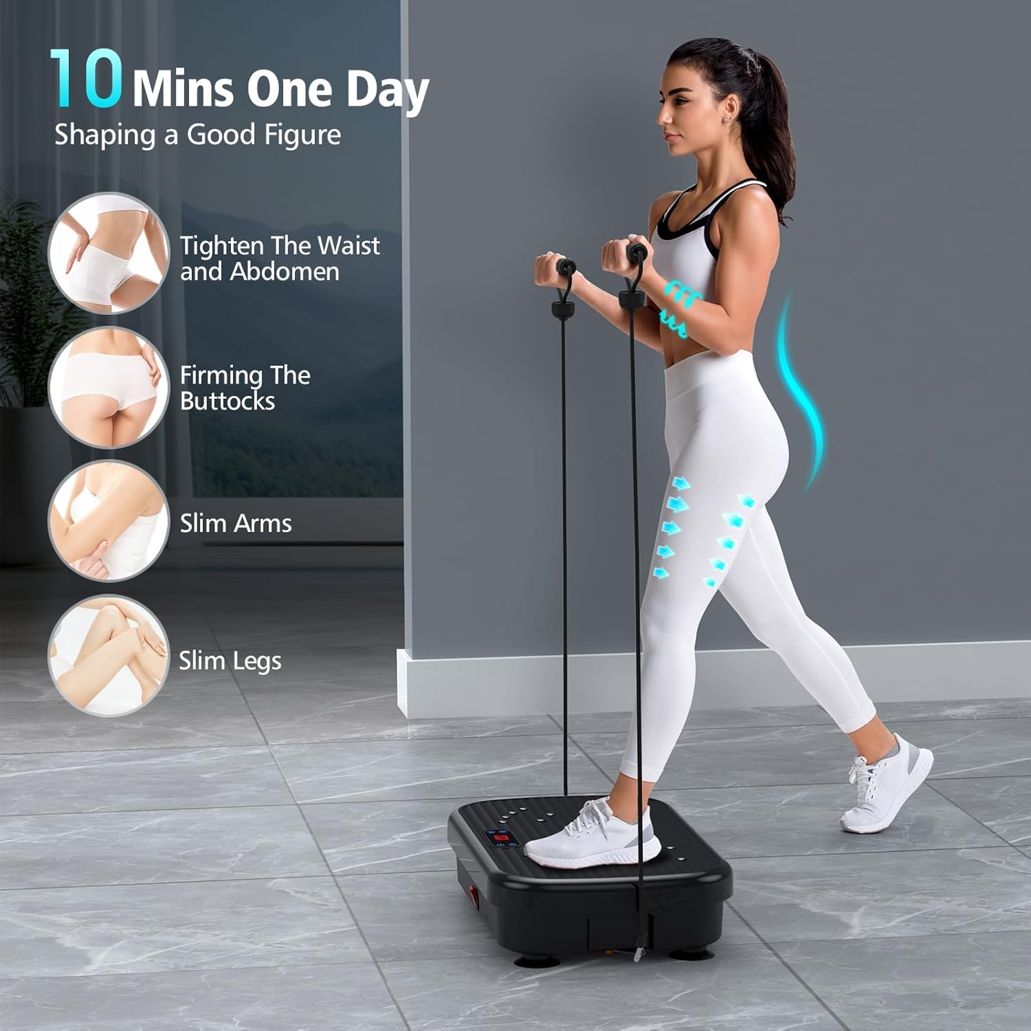 Thumbnail 2 de Vibration Plate Exercise Machine 330 lb capacity 🏋