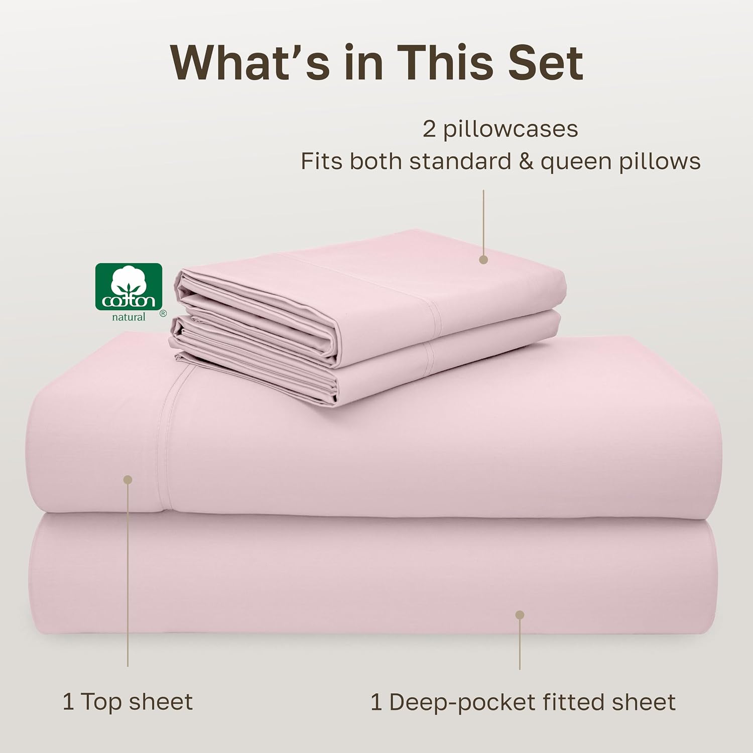 Detalle de CALIFORNIA DESIGN DEN 600TC Queen Sheet Set