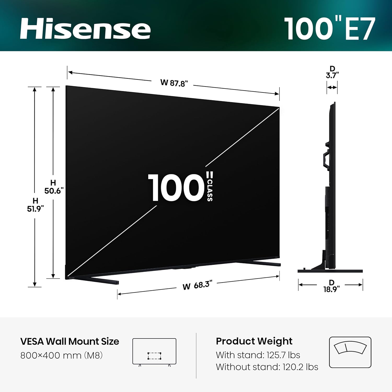 Thumbnail 2 de Hisense 100-inch Smart TV