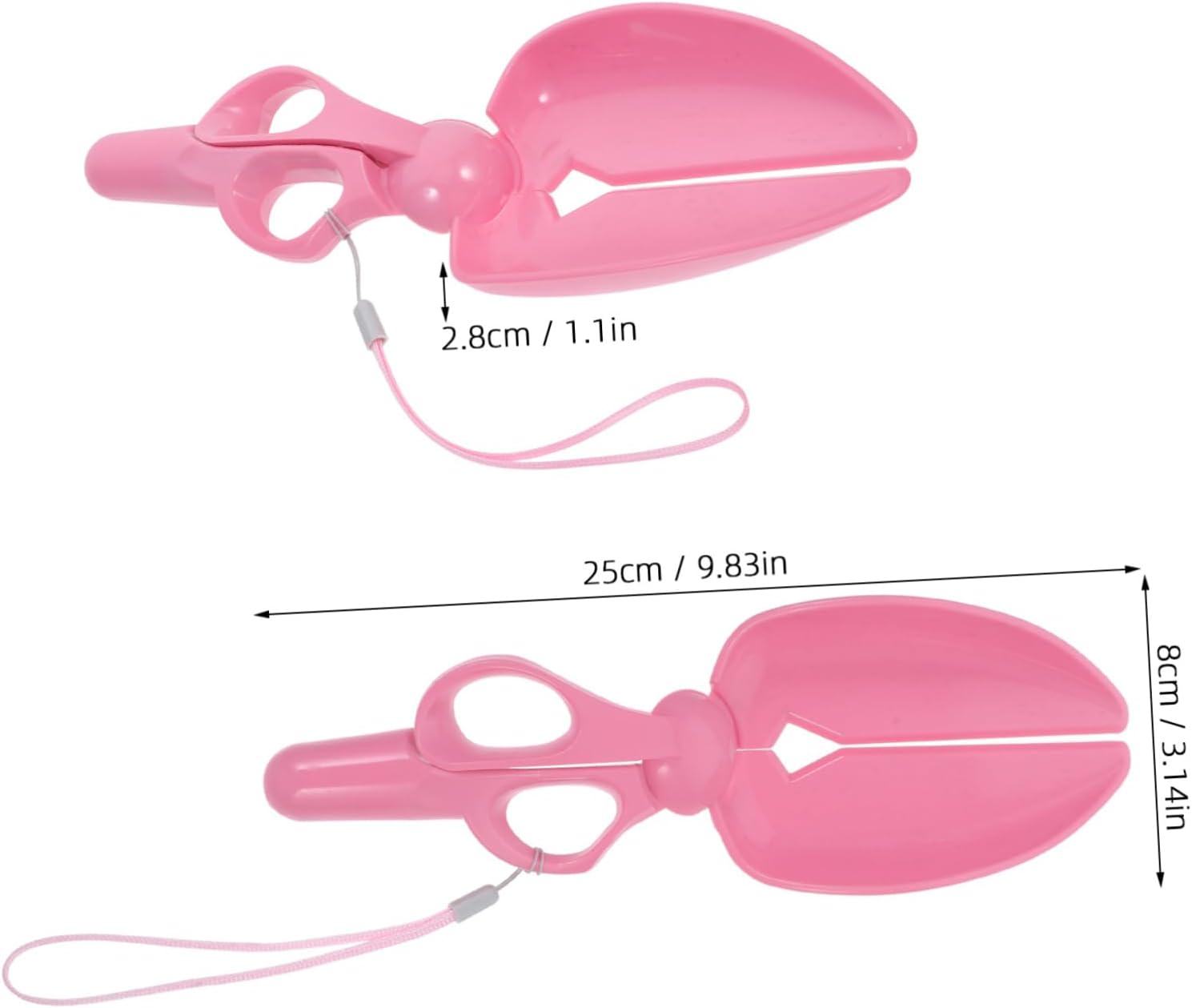 Detalle de Milisten Handheld Pooper Scooper for Small Dogs with Scissor Mechanism