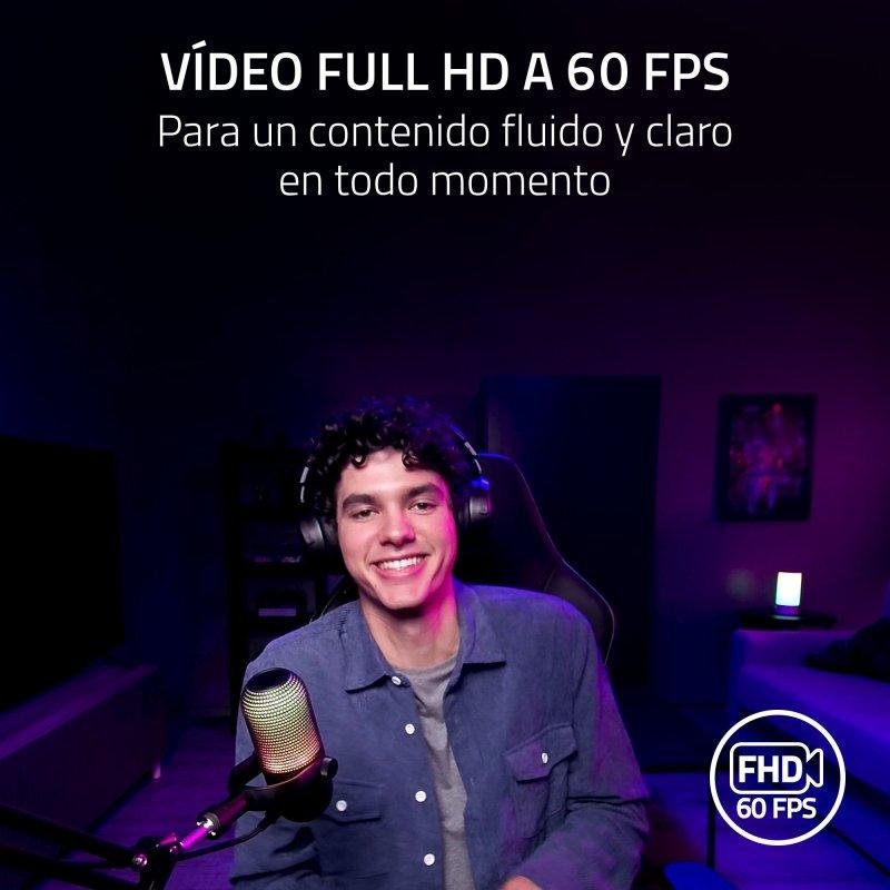 Thumbnail 3 de Razer Kiyo V2 X Webcam Quad HD 3,7 MP 60 fps Negro – Clip/Soporte