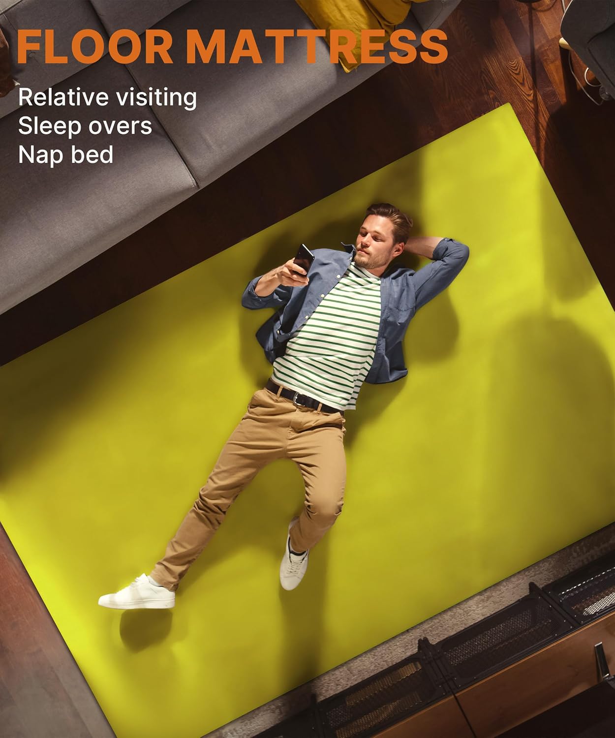 Thumbnail 2 de GAIALOOP 3 Inch Memory Foam Camping Mattress: Thick, Portable Comfort for Car, Tent, or Guest Sleepovers