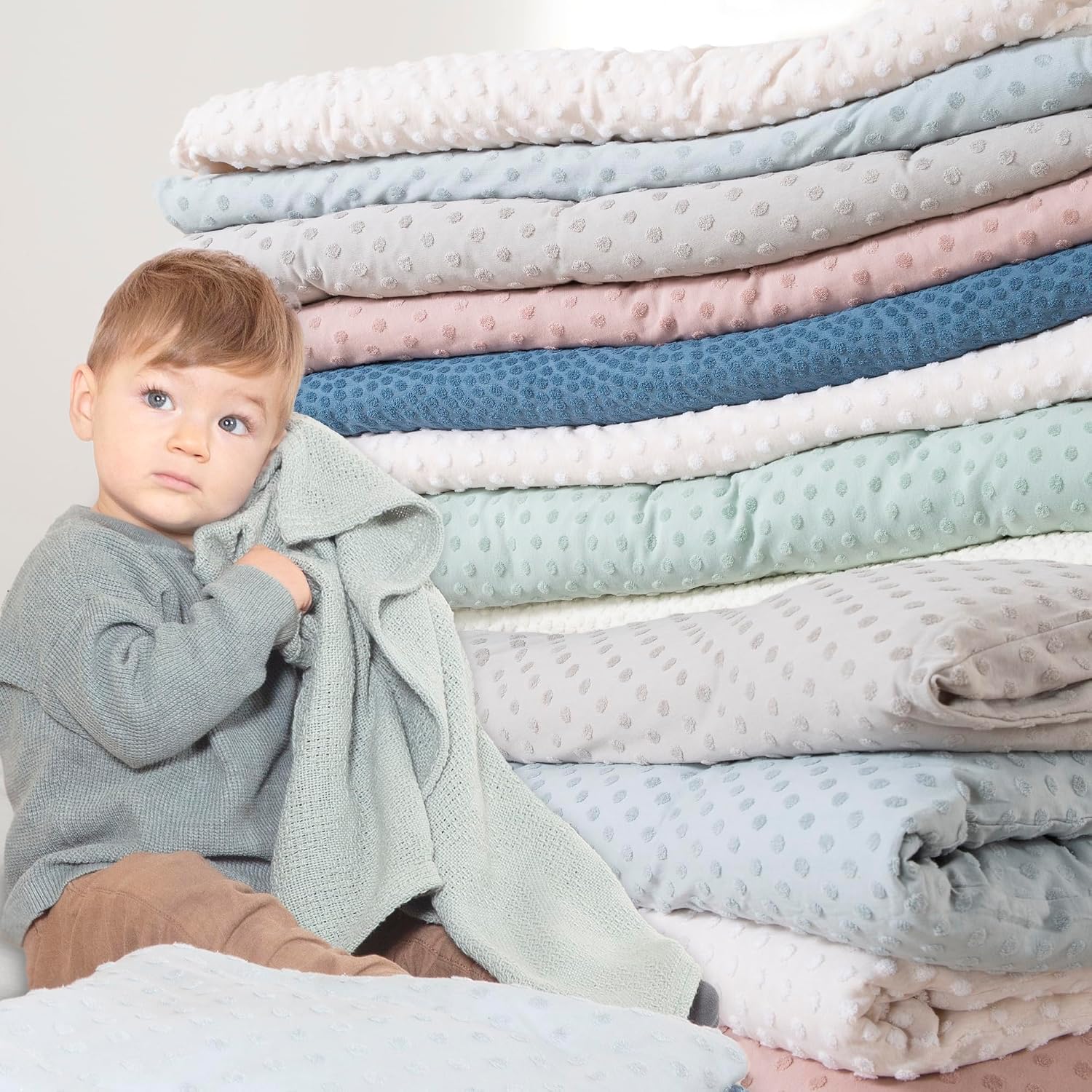 Thumbnail 6 de roba Babydecke Frosty Almond 80 x 80 cm – Kuscheldecke aus Bio-Baumwolle, GOTS & OEKO-Tex 100