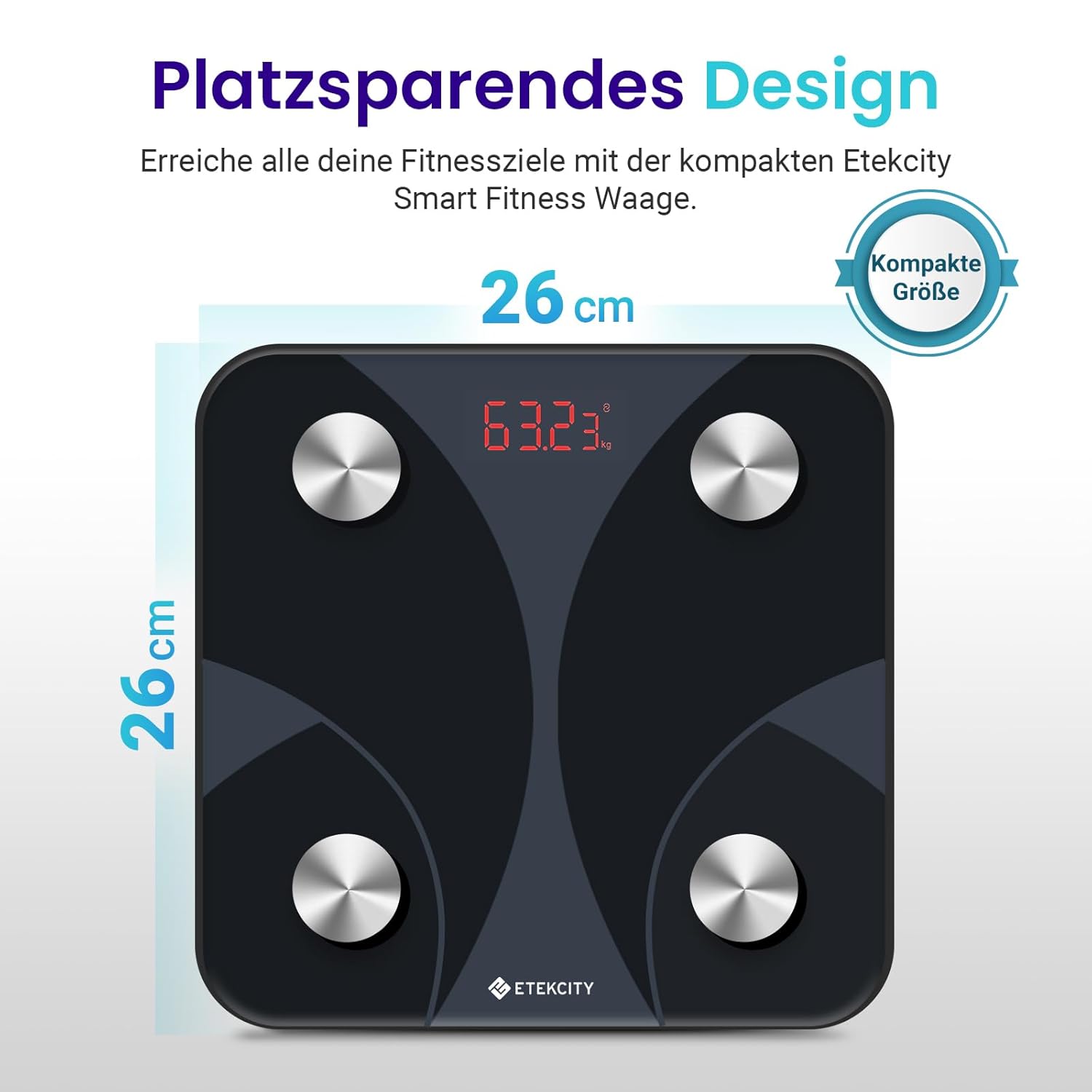 Thumbnail 5 de Etekcity Personenwaage 180 kg — Körperfettwaage