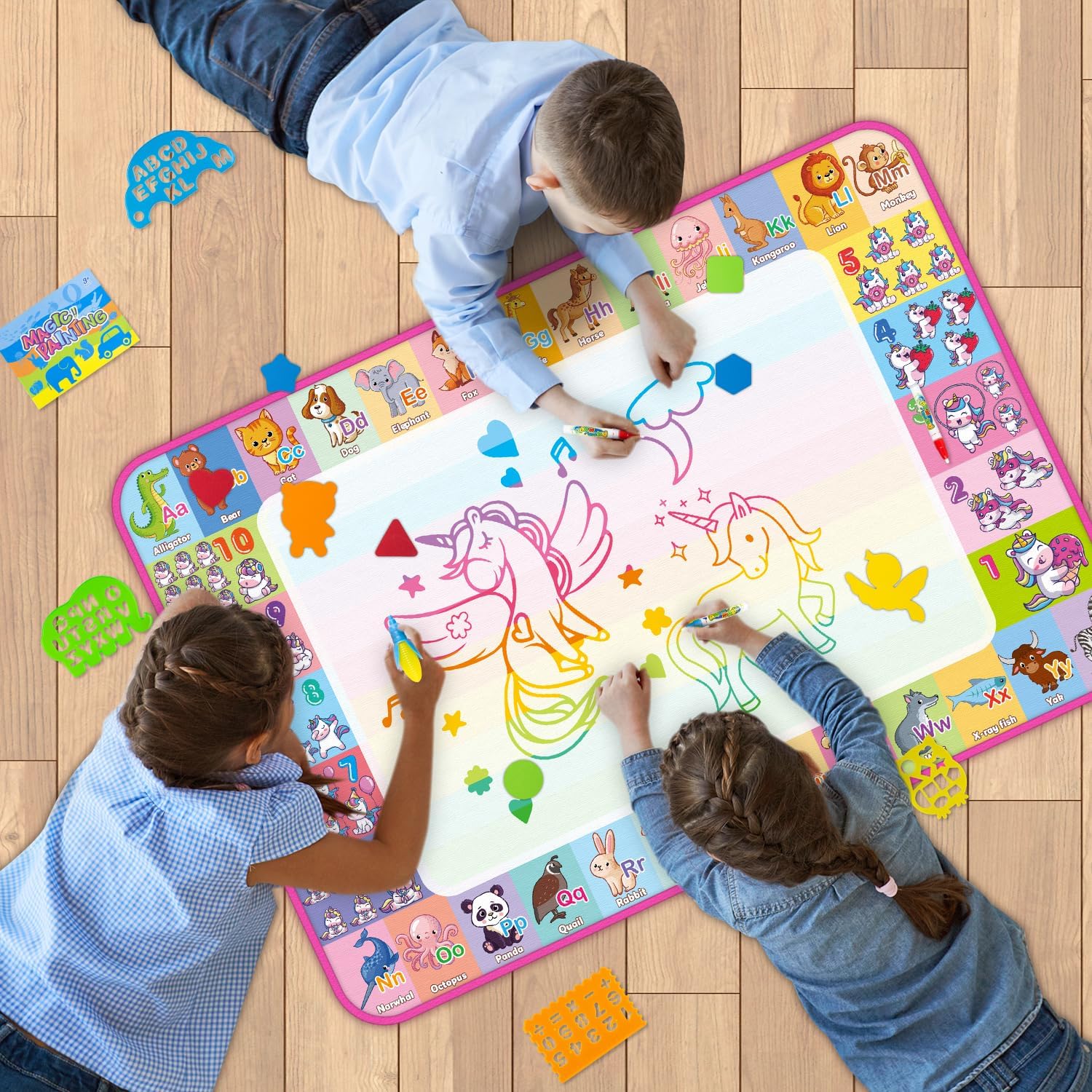 Thumbnail 6 de Aqua Water Doodle Mat 40x28 in 🎨