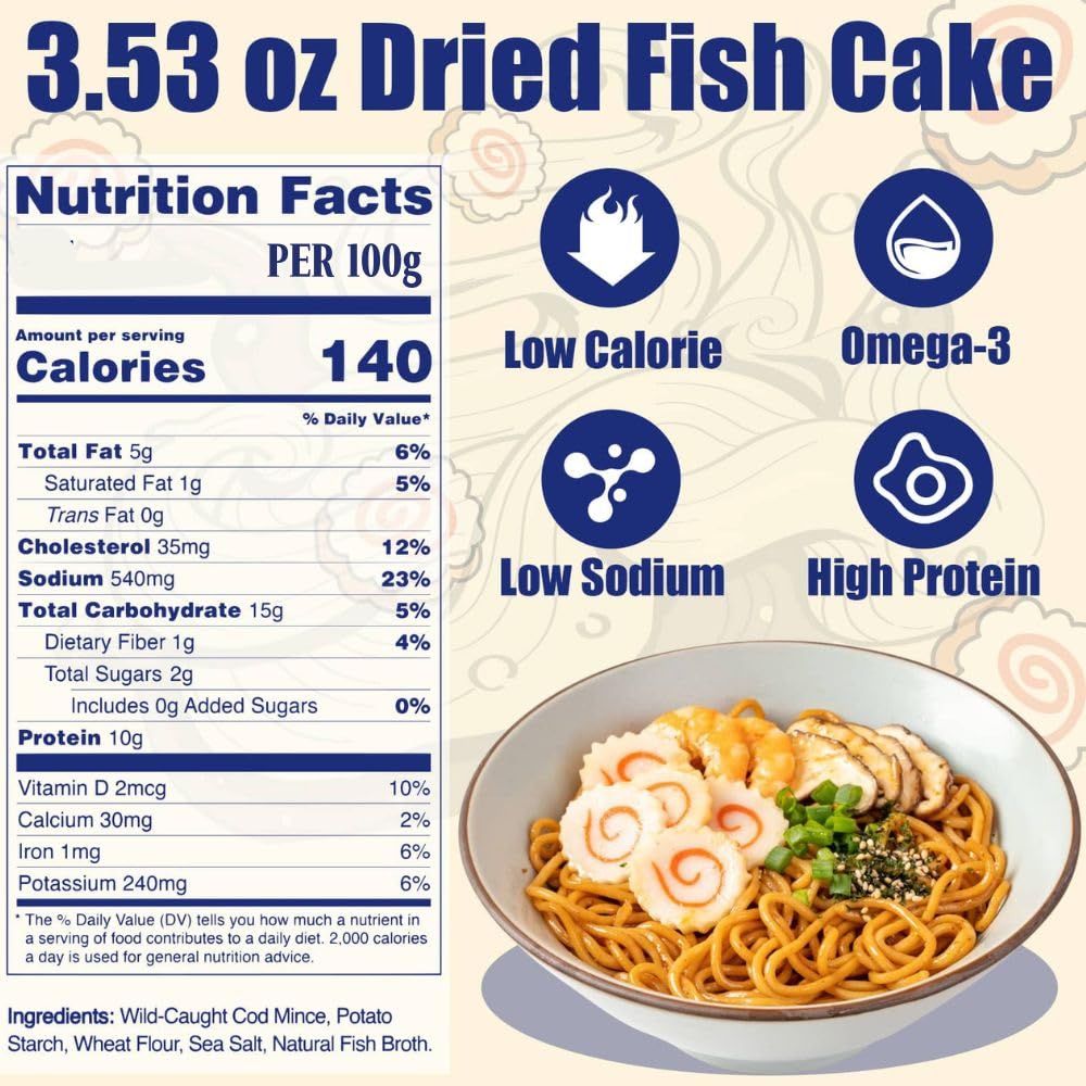 Thumbnail 1 de Egcina Big Narutomaki Freeze-Dried Fish Cake, 3.53 oz Ramen Topping