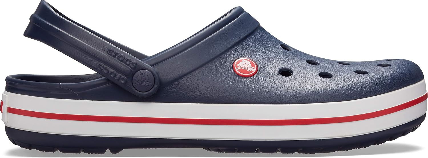 Detalle de Crocs Unisex Crocband Clogs in Navy (UK: M4 / W5) — Practical, water-friendly comfort