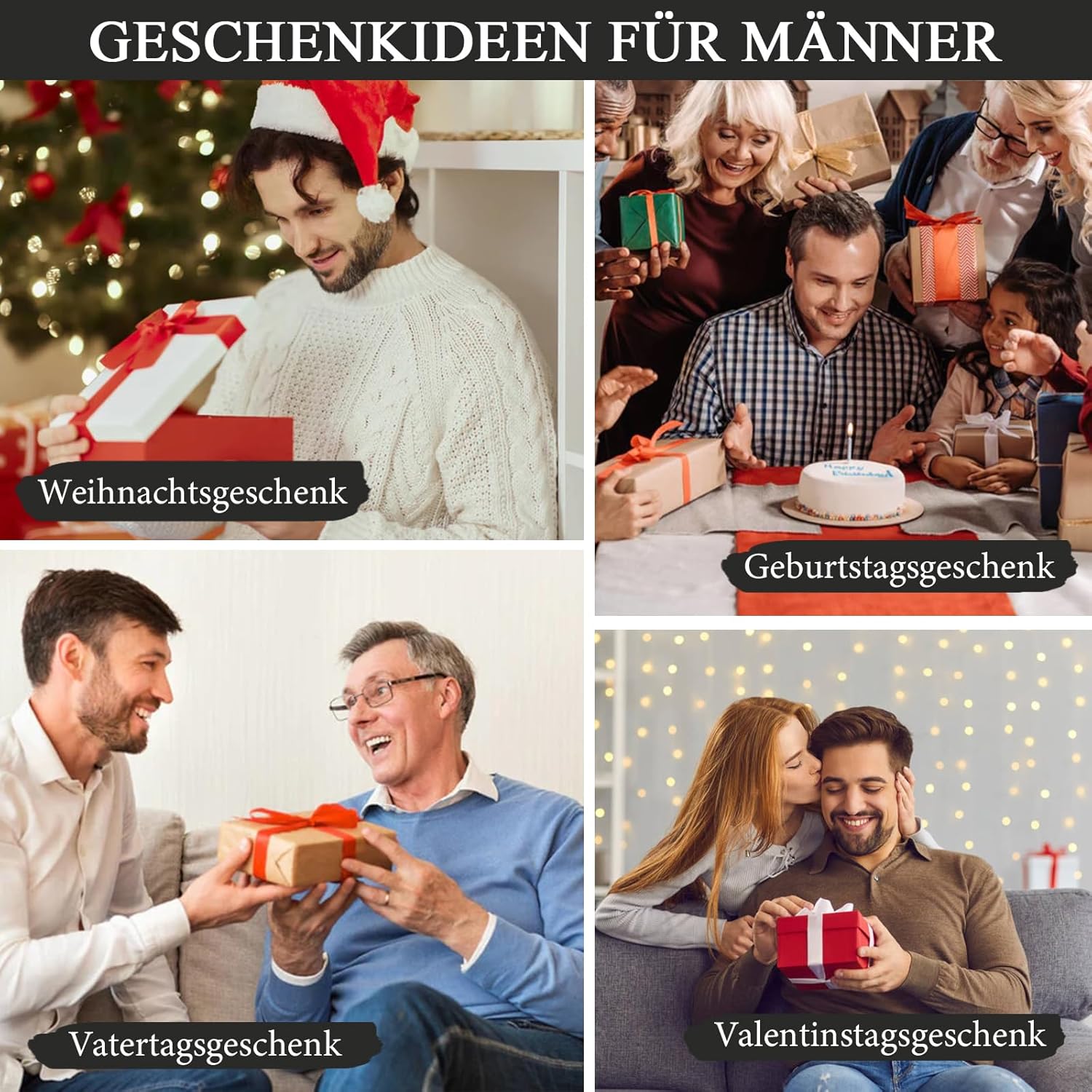 Thumbnail 5 de XUANPAI Initiale Armbänder für Männer (A–Z) – Silbernes Cuban-Link Edelstahlarmband mit Gravur, 21 cm