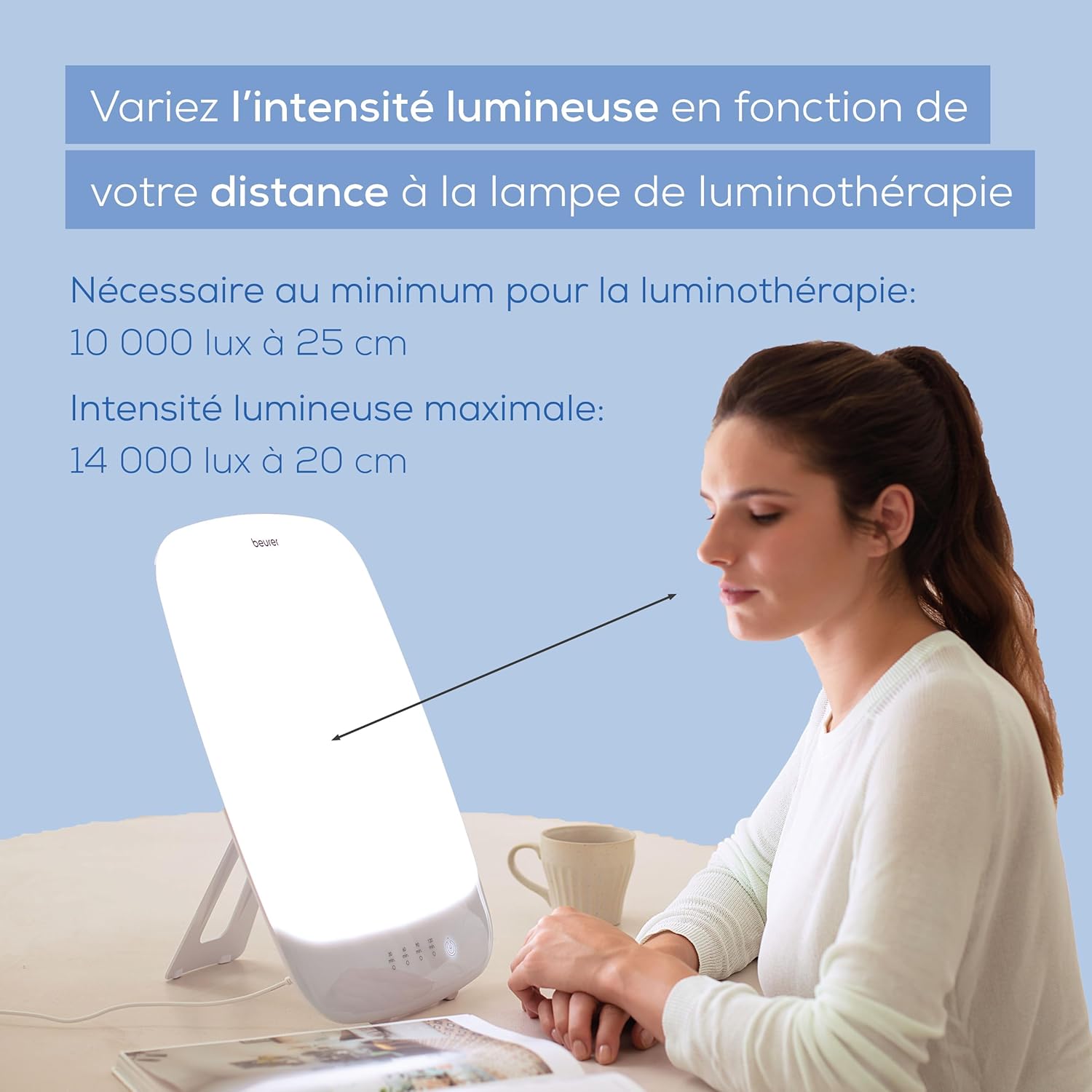 Detalle 2 de Beurer TL 85 lampe 14 000 lux