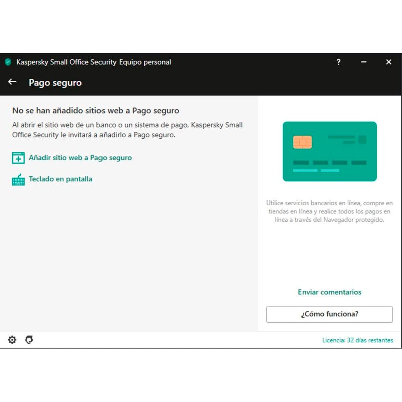 Detalle de Kaspersky Small Office Security 5 Dispositivos – Licencia Digital de 1 Año para 5 PCs, 5 Móviles y 1 Servidor