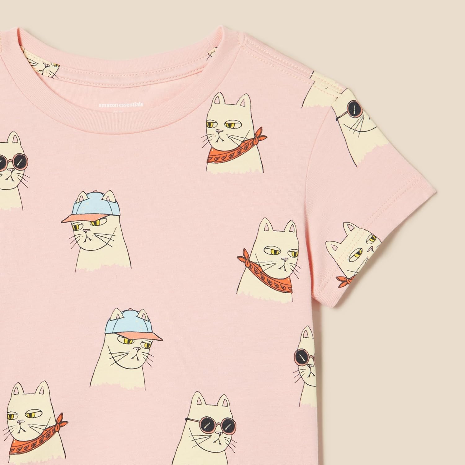 Thumbnail 3 de Amazon Essentials Girls’ Short-Sleeved T-Shirts (Relaxed Fit, 100% Cotton)