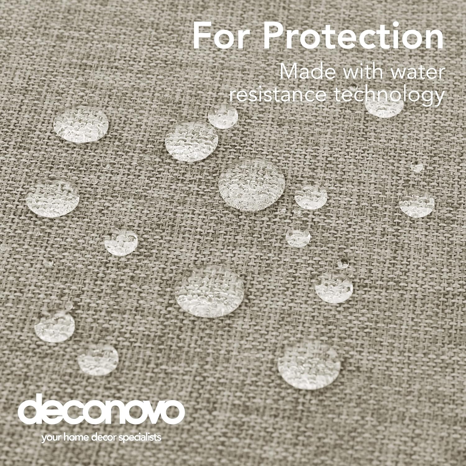 Thumbnail 3 de Tovaglia rettangolare Deconovo 132x178 cm in finto lino (1 pezzo) – decorativa e pratica per sala da pranzo