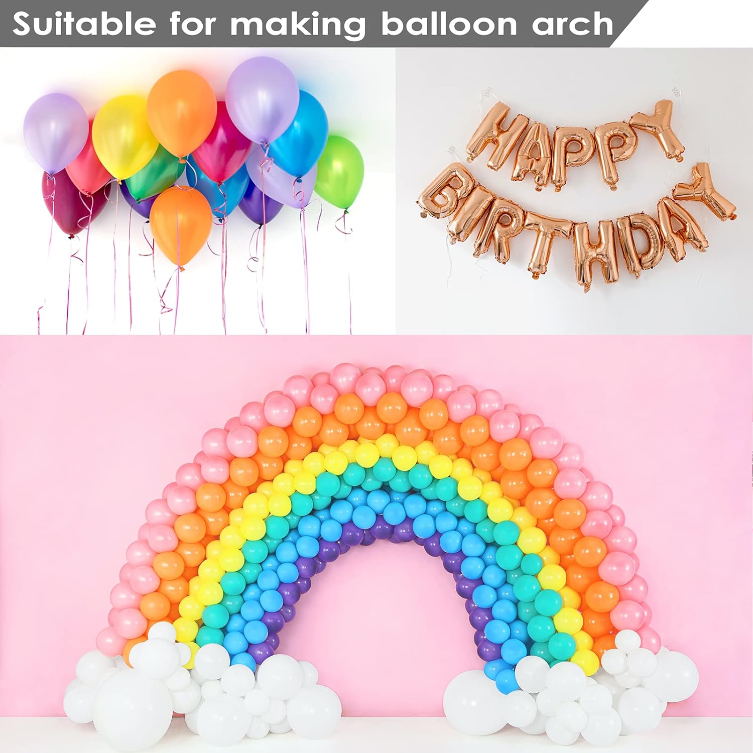 Detalle de ALLFUN 1000 Pieces Glue Point Dots Double Sided Adhesive for Balloons Craft
