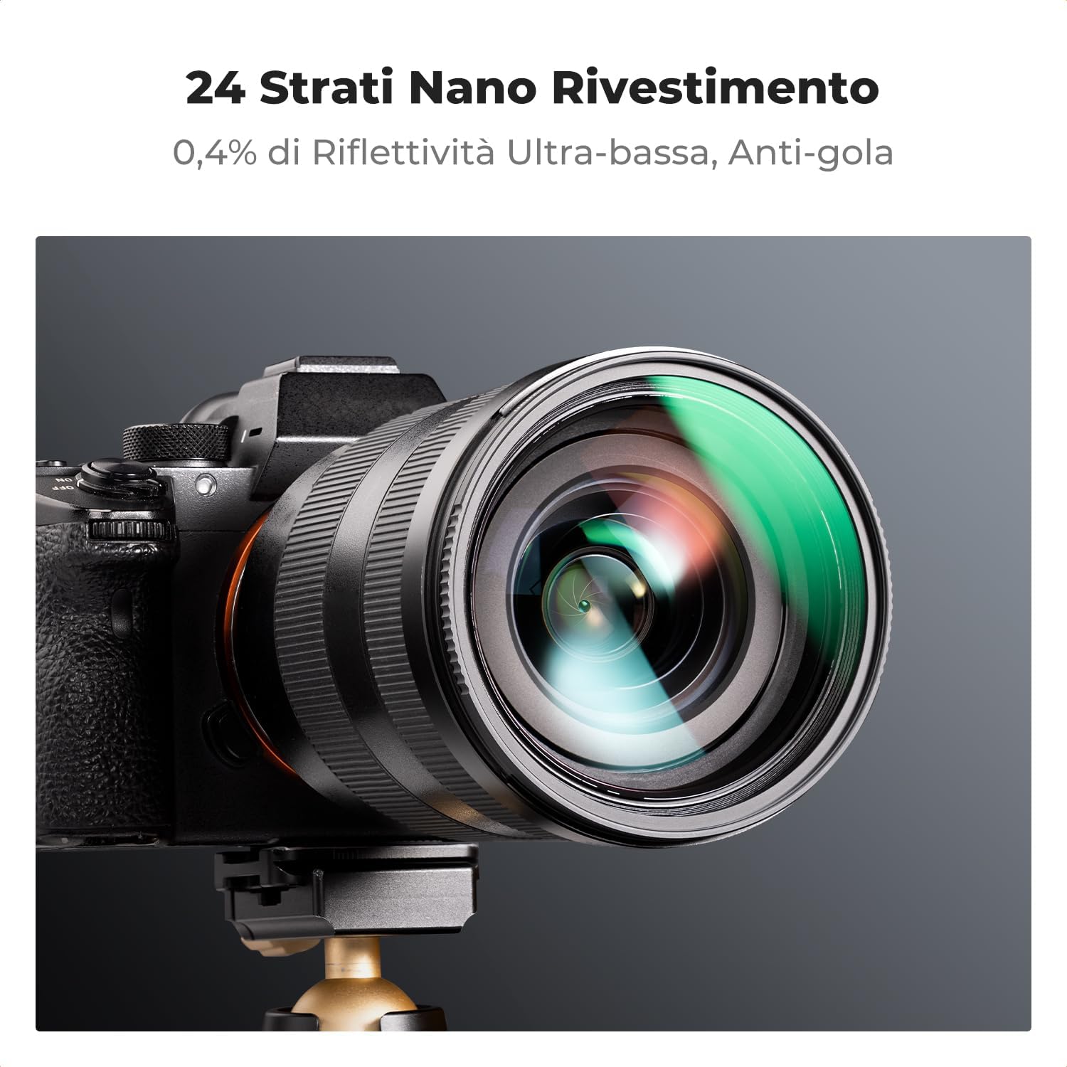 Detalle 2 de K&F CONCEPT Nano-D 43MM Filtro Polarizzatore CPL