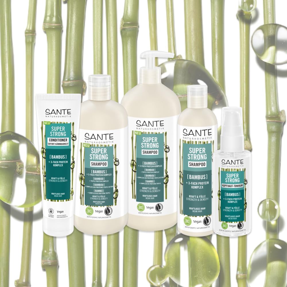 Detalle de SANTE Naturkosmetik Super Strong balsam med bambuextrakt, 150 ml