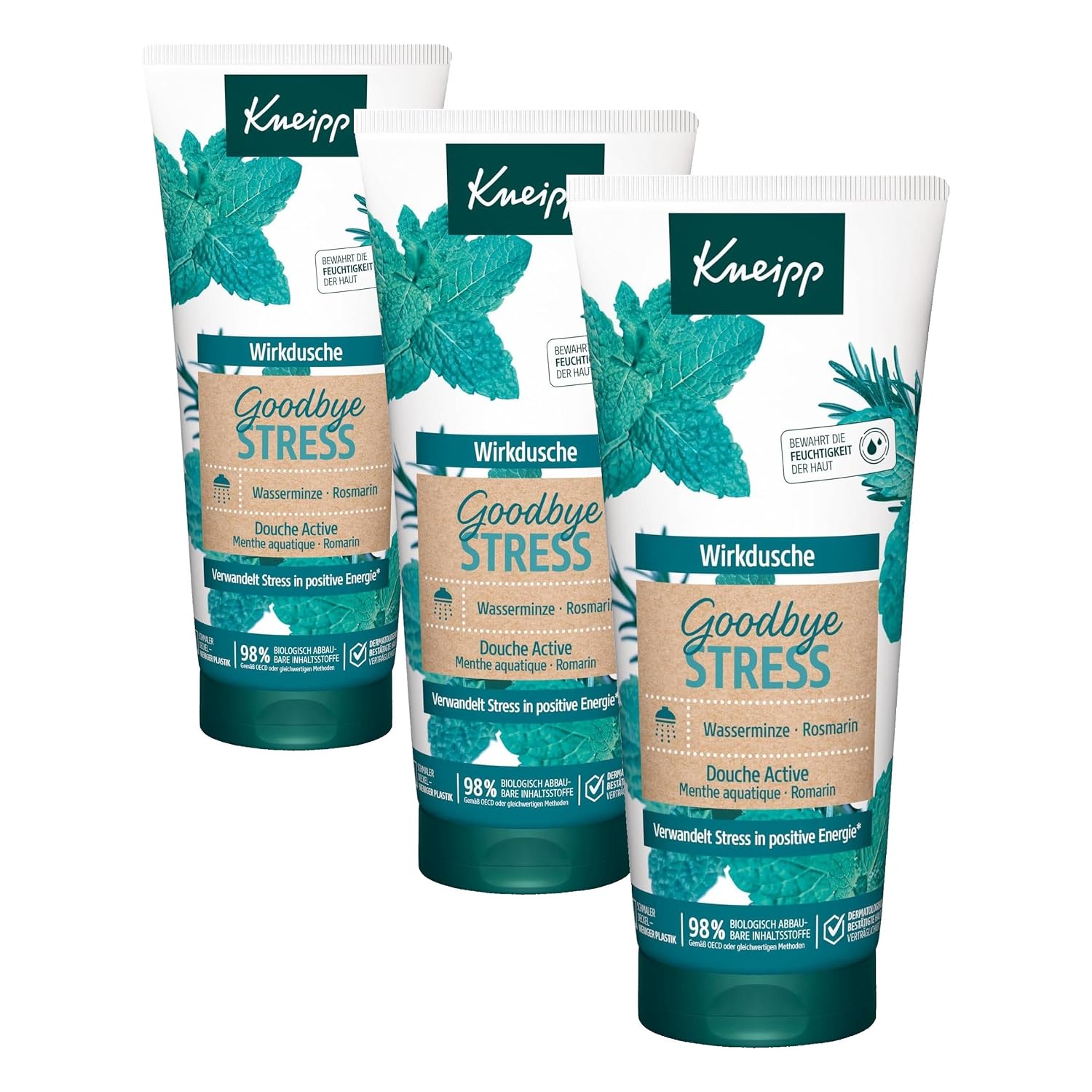 Thumbnail 3 de Kneipp Wirkdusche Goodbye Stress – Feuchtigkeitsspendendes Duschgel im 6 × 200 ml Multipack