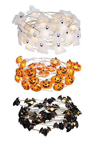 Detalle de Eambrite Halloween string lights, 3-piece set