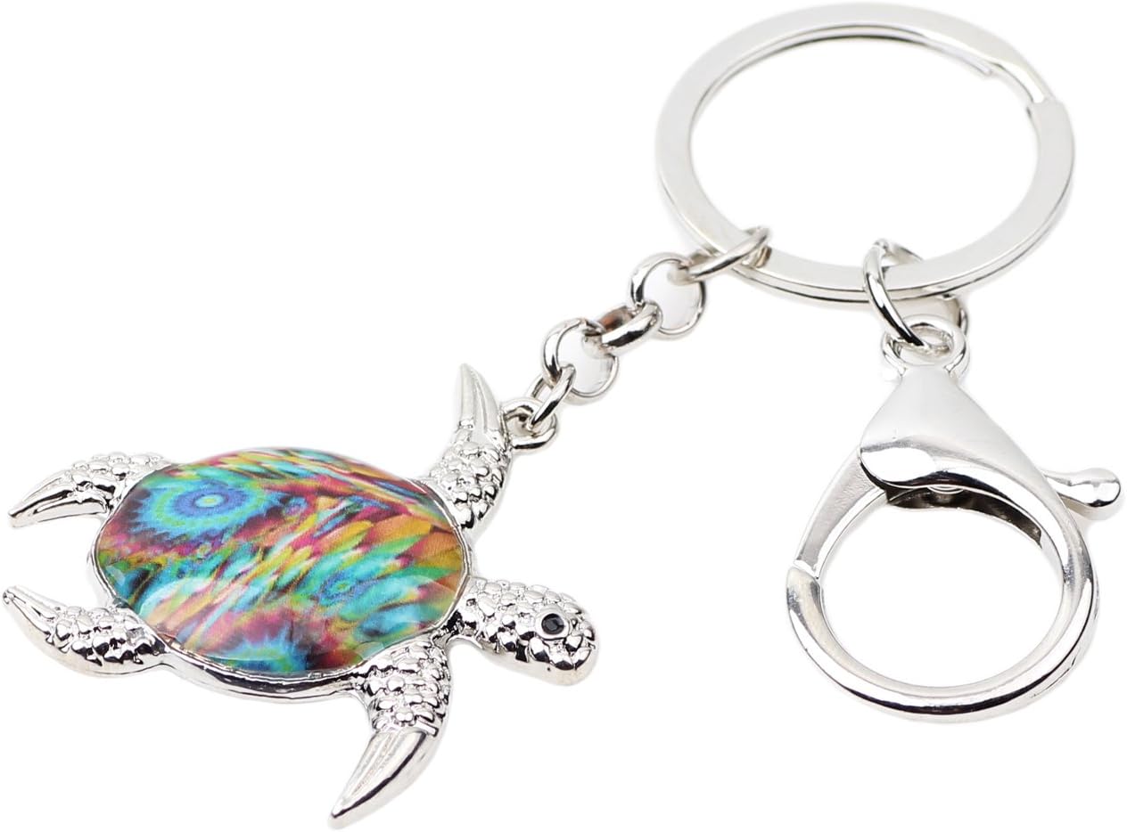 Detalle 2 de NEWEI Llavero tortuga marina en aleación de zinc 28×31 mm