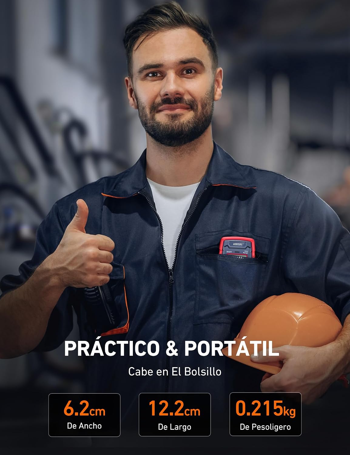 Detalle 2 de AstroAI Multímetro Digital Inteligente 4000 cuentas