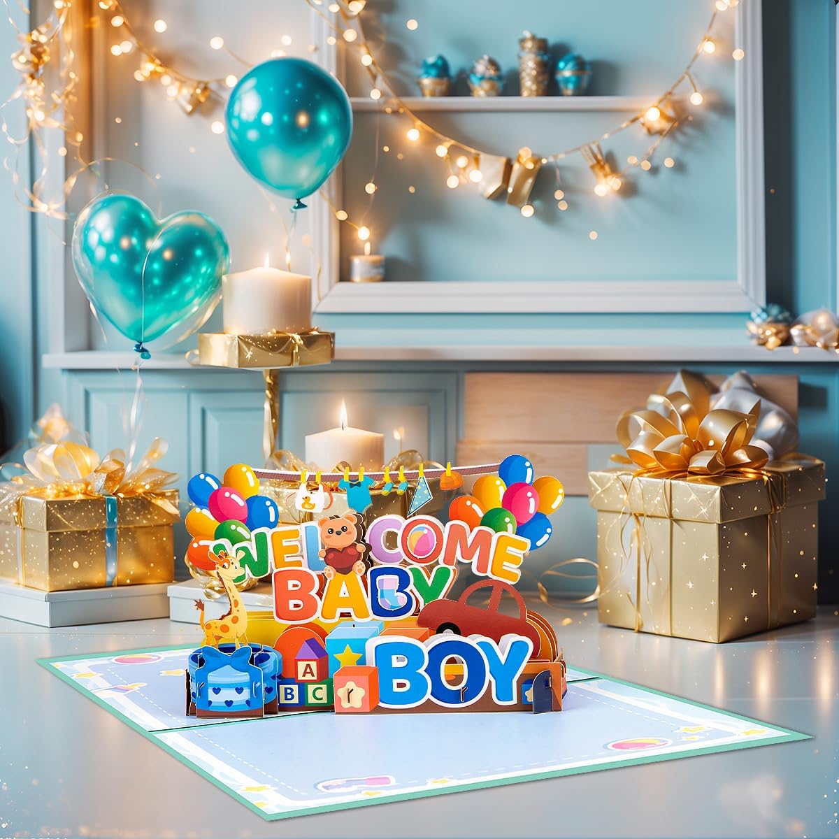 Detalle de CNLITIHEKA 3D Pop-Up Baby Card