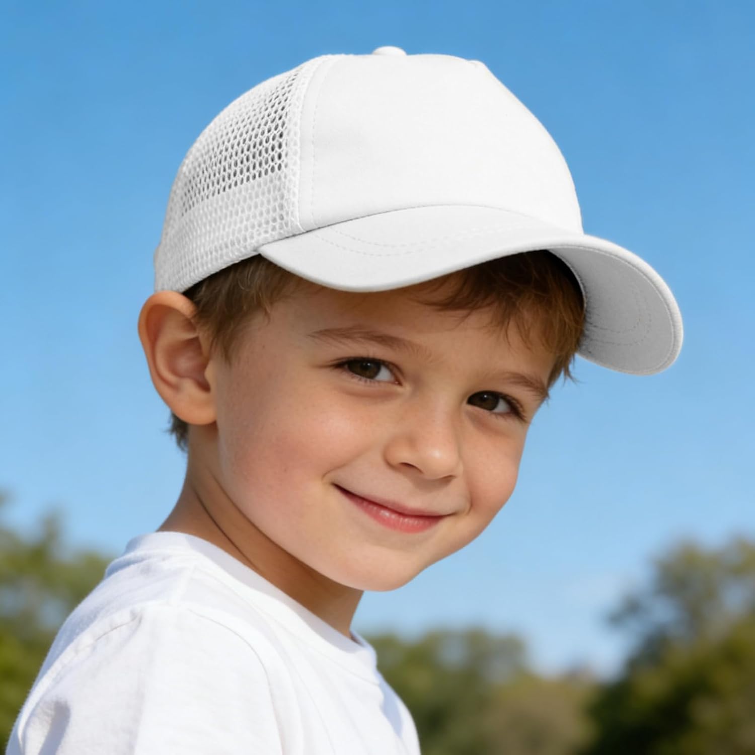 Thumbnail 2 de MCWTH Toddler Baseball Cap Baby Sun Hat with Dinosaur Design and Solid Colour
