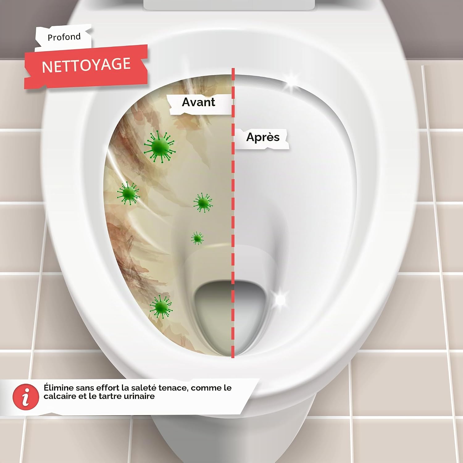 Detalle de SPRINGER ZX6000 puimsteen voor toilet en badkamer, set van 3 met handgreep