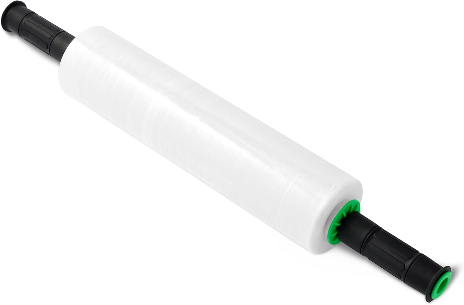 Detalle de Amazon Basics Stretchfolie 12,7 cm x 304,8 m – 1 Rolle mit Griff, Transparent