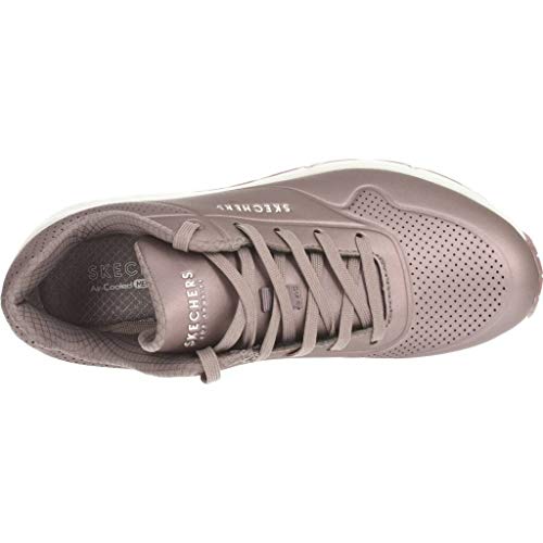 Thumbnail 7 de Skechers Uno-Rose Bold Sneaker Damen – Silber (Pewter Duraleather Pew), Größe 36 EU