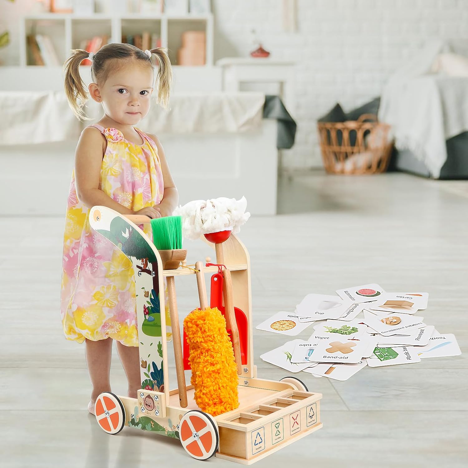 Thumbnail 3 de Jacootoys Wooden Baby Push Walker 36 Months 🚼