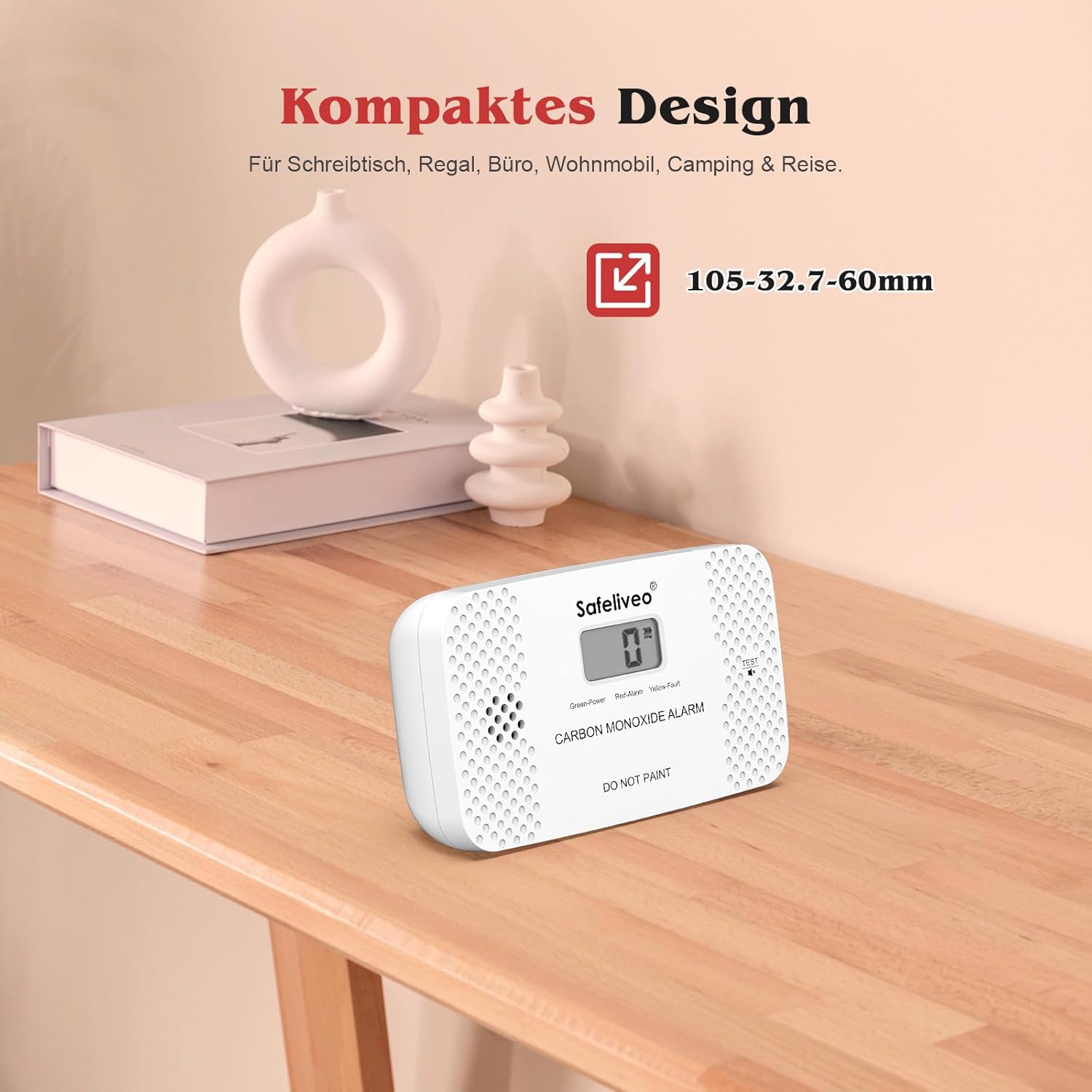 Thumbnail 3 de Safeliveo CO Melder mit LCD Display 10 Jahre Sensor