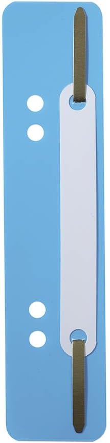 Detalle de Durable Heftstreifen Kunststoff Flexi – farbig sortiert, 1 Packung á 250 Stück, 38 x 150 mm (60/80 Lochung), Made in Germany