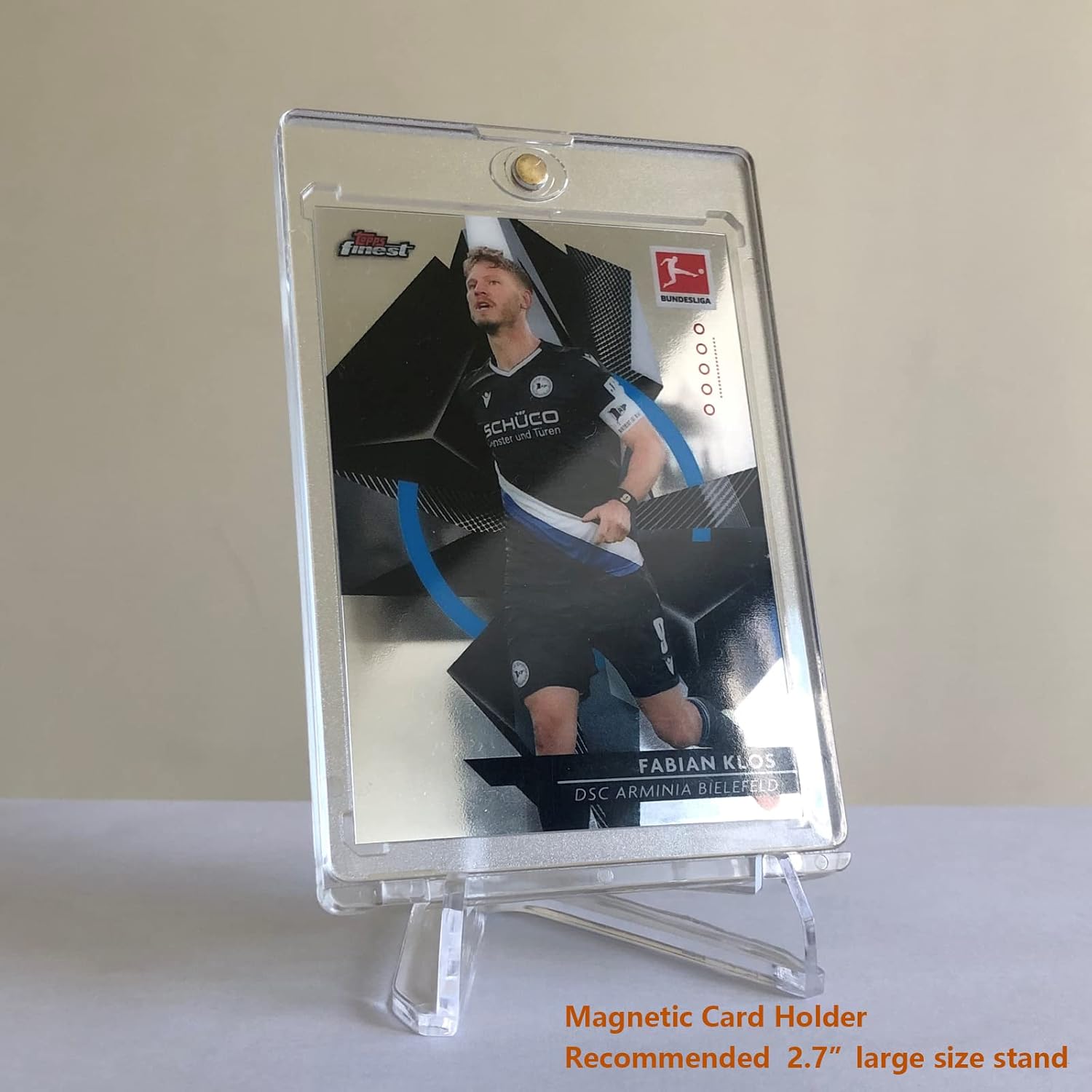 Thumbnail 2 de LRANFOW 24-Pack Clear Acrylic Trading Card Stands, 2.3-Inch Thickened Easels