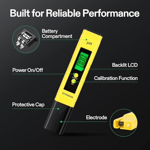 Detalle de VIVOSUN Digital pH Meter
