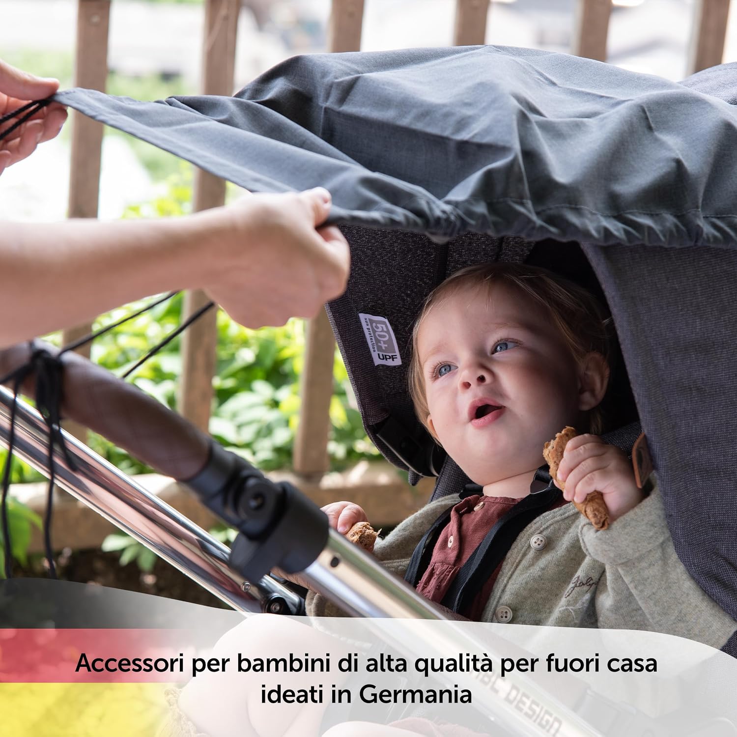 Thumbnail 6 de Zamboo parasole passeggino universale UV50+ grigio