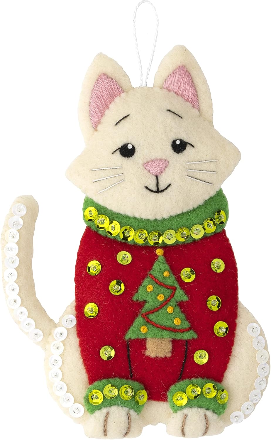 Kit Bucilla ornements en velours avec 6 chats 🎄