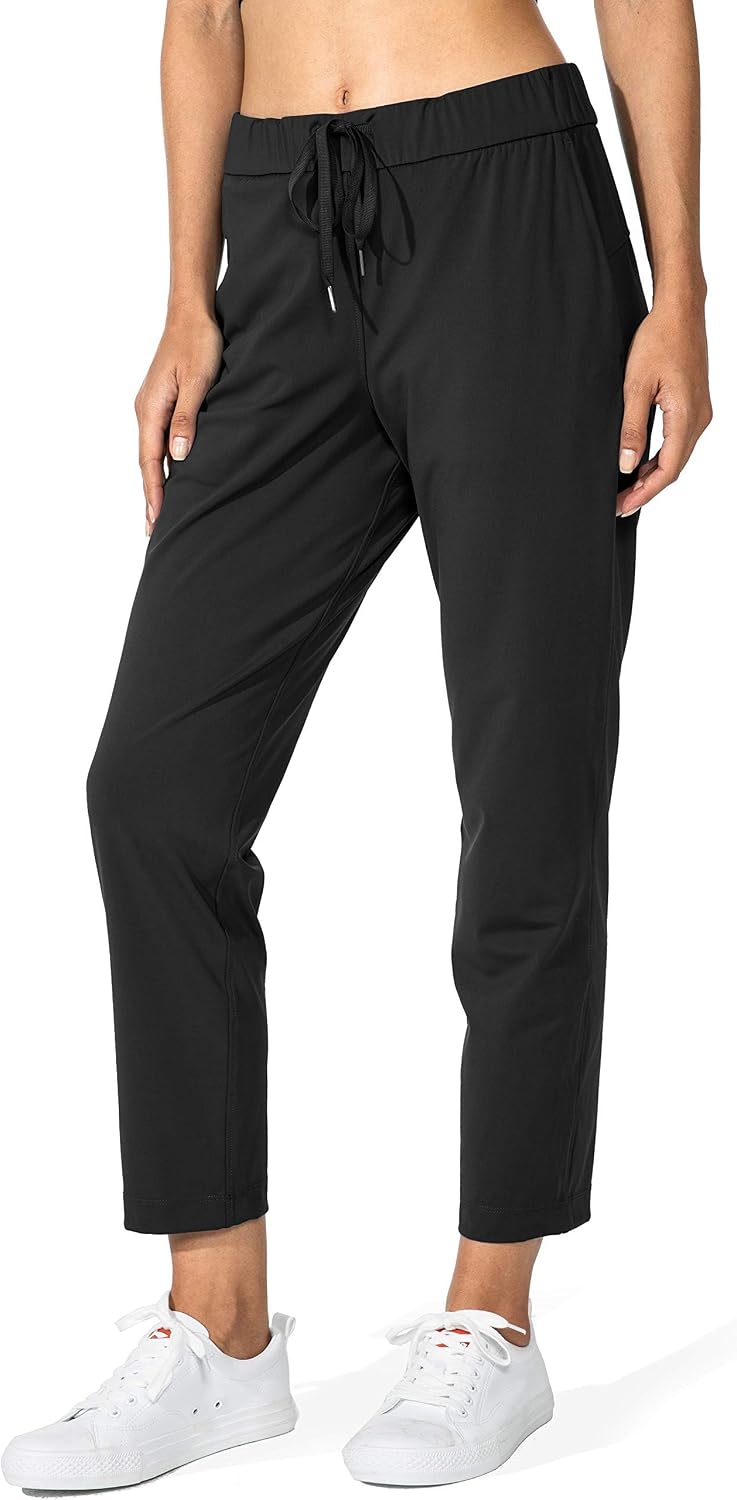 Detalle de G Gradual Women's 7/8 Stretch Ankle Sweatpants with Deep Pockets