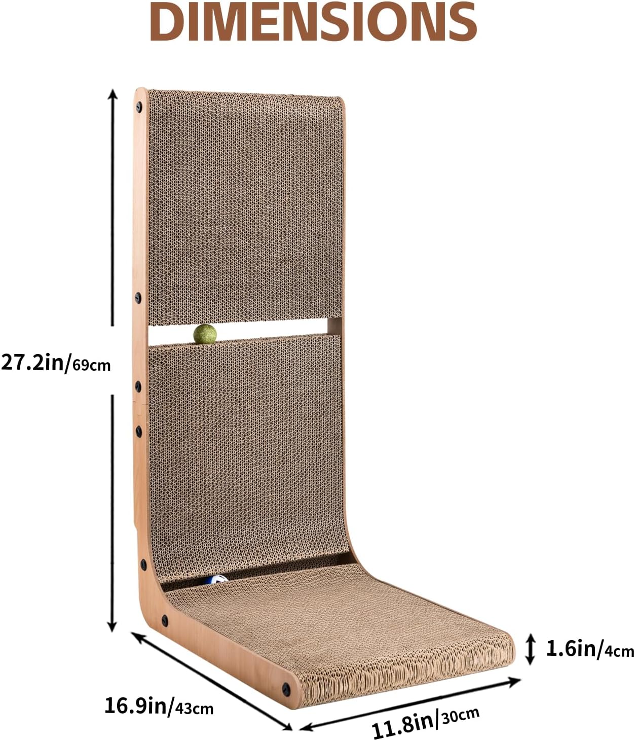 Thumbnail 1 de AUSCAT Cardboard Cat Scratcher