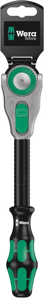 Wera 8000 C: Cricchetto Zyklop con attacco 1/2" – testata orientabile e funzione rapido