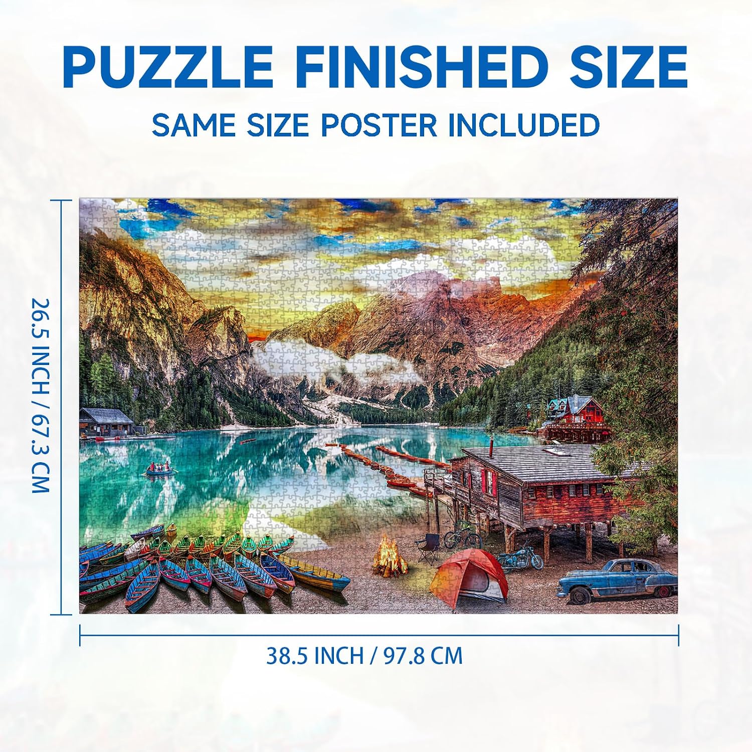 Detalle de Jigsaw Puzzles 2000 Pieces ⚙