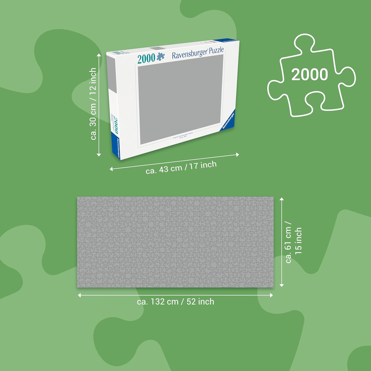 Detalle de Ravensburger Puzzle 12000805 – Kunterbuntes London, 2000 Teile
