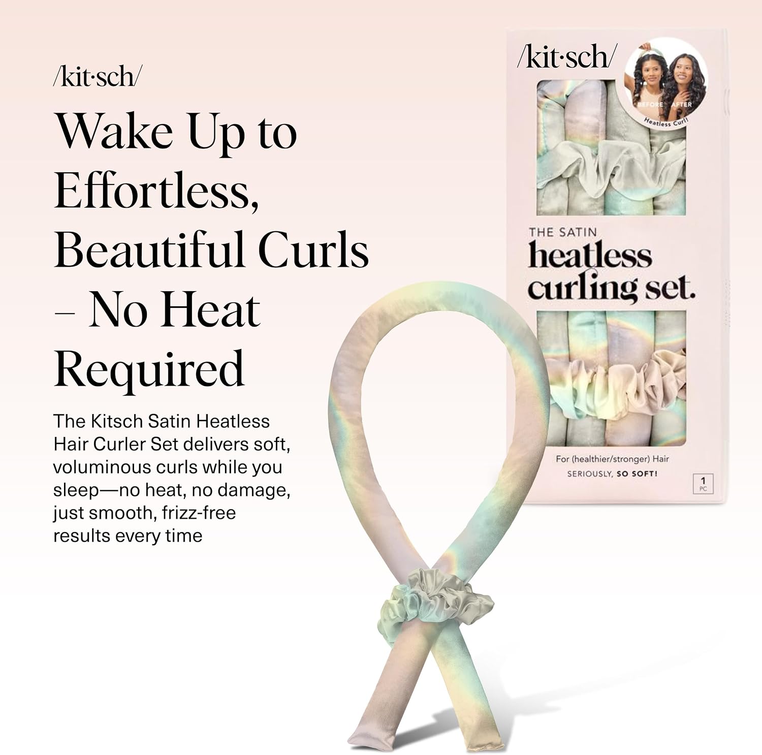 Detalle 2 de Kitsch Heatless Curler Set, Satin