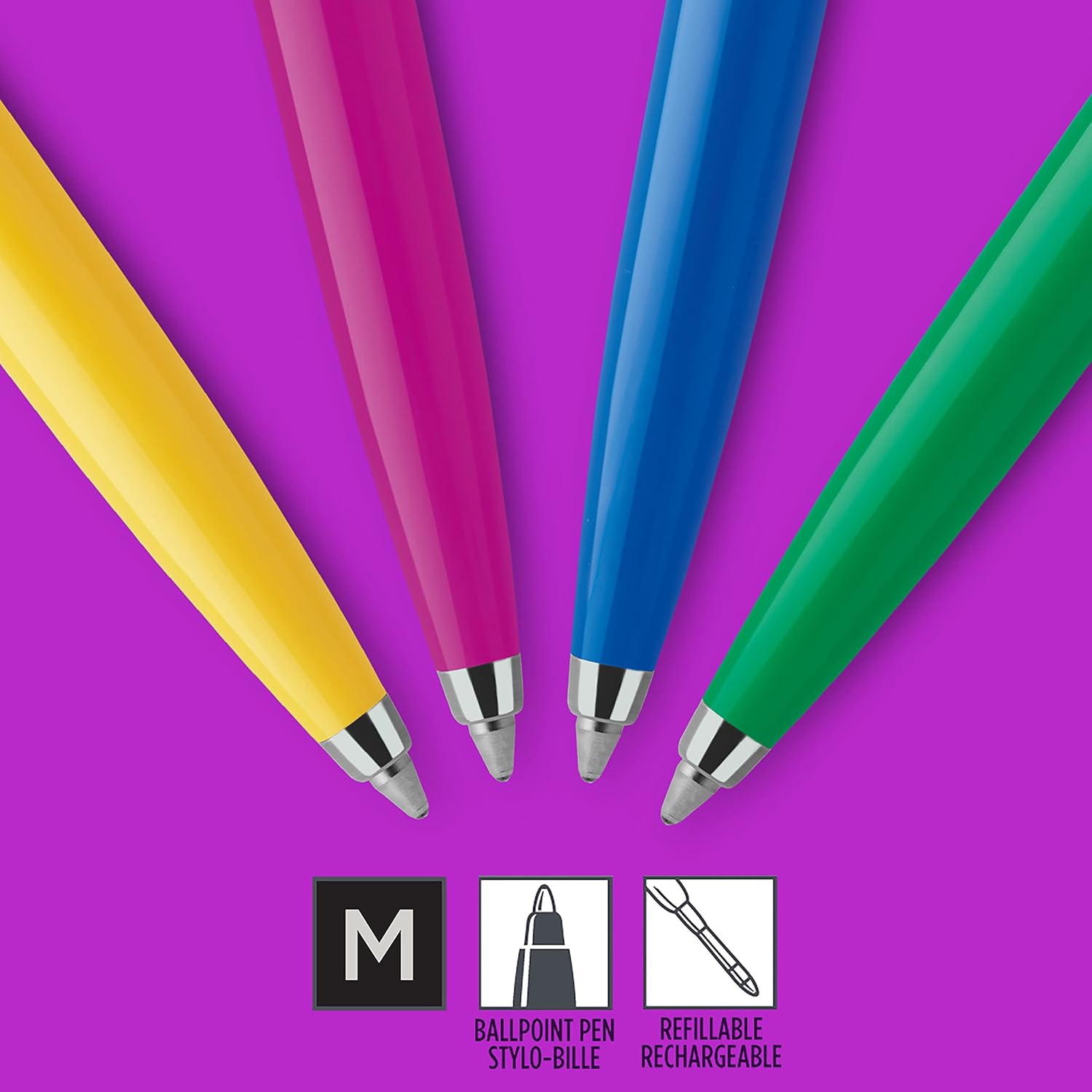 Detalle 2 de Parker Jotter Originals Ballpoint Pens 4 Pack