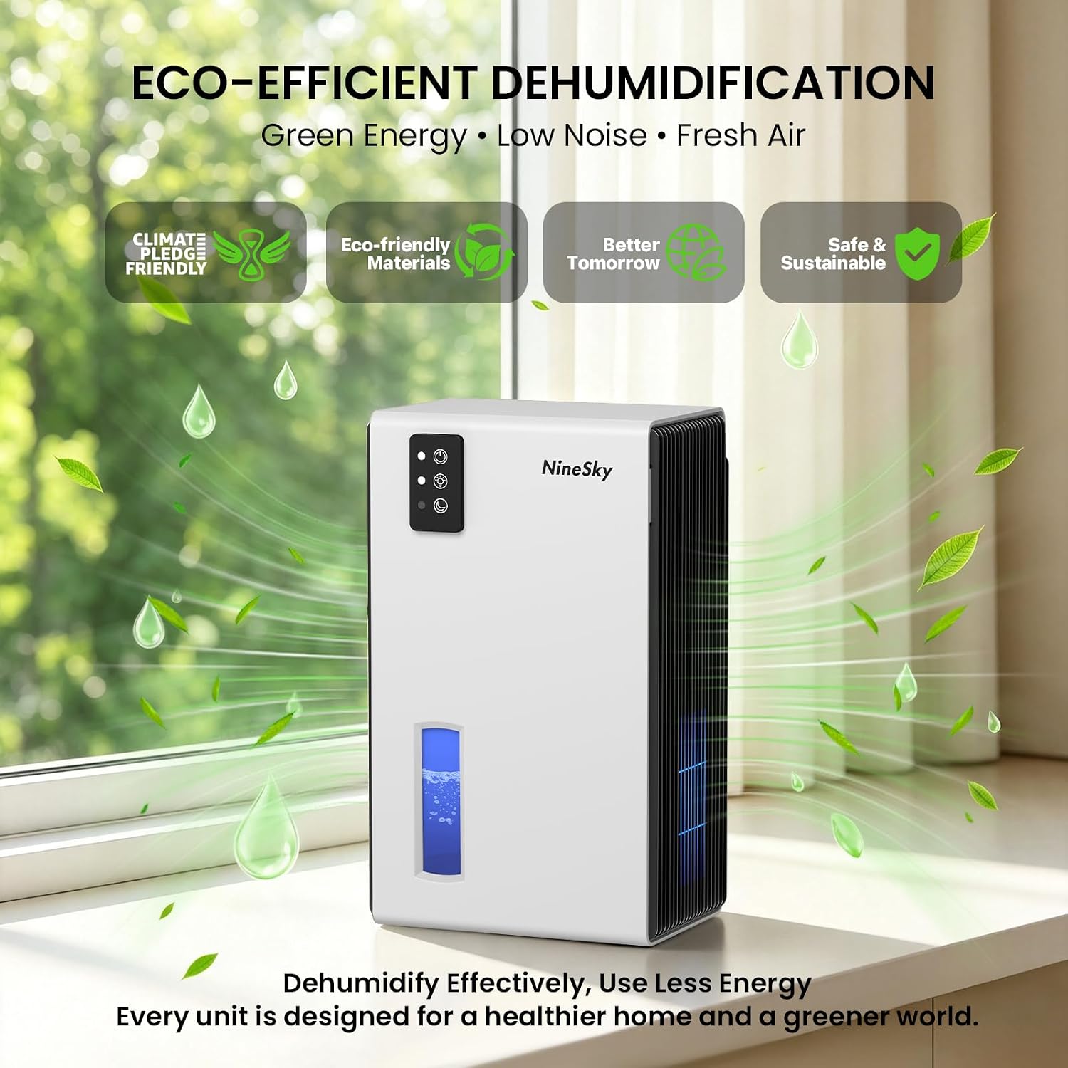 Detalle 2 de Dehumidifier with 95-ounce tank