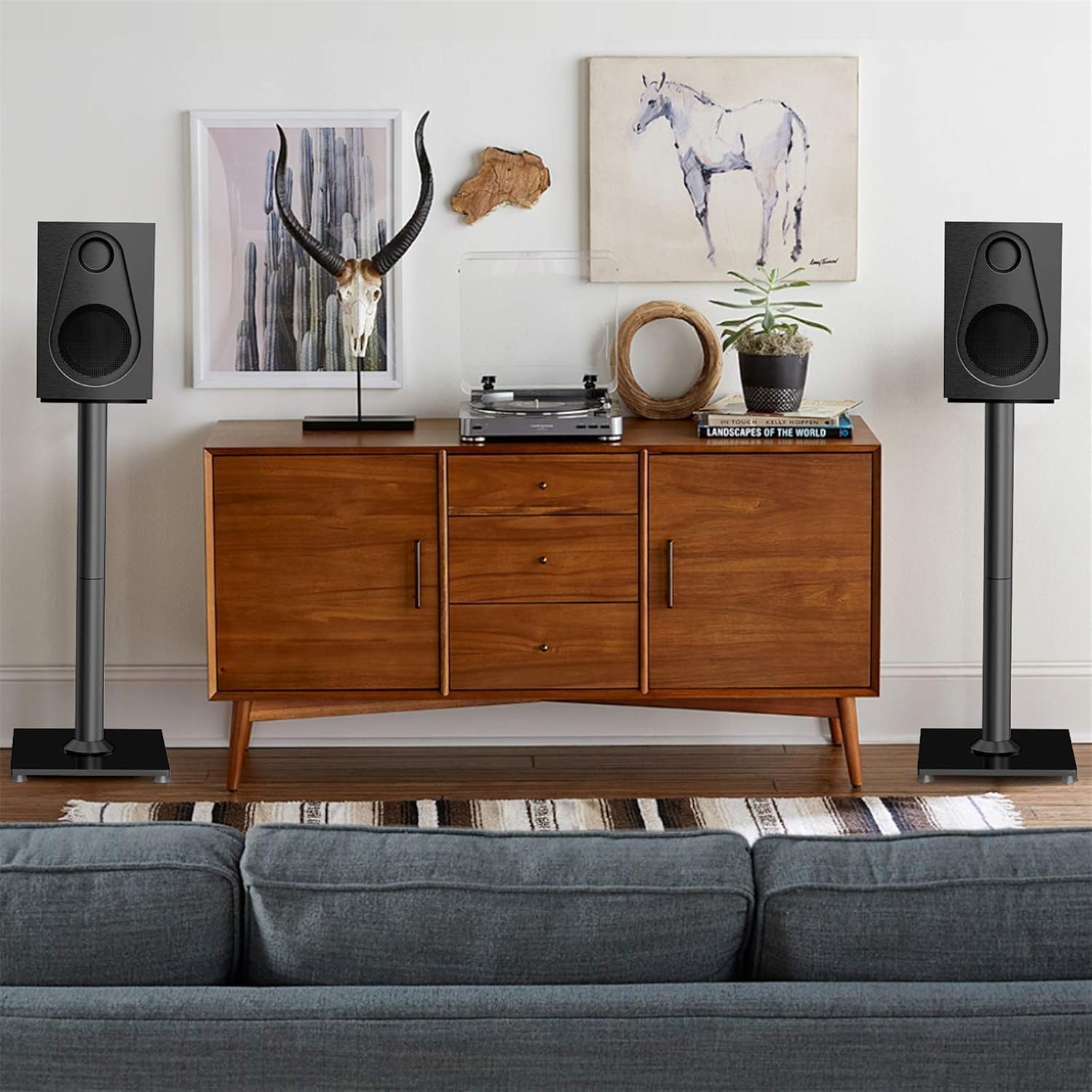 Detalle 2 de PERLESMITH Speaker Stands 27.56-Inch
