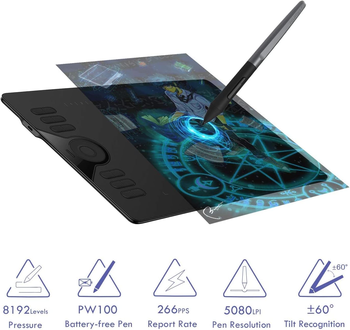 Thumbnail 4 de Huion HS610 10 x 6 Inch drawing tablet