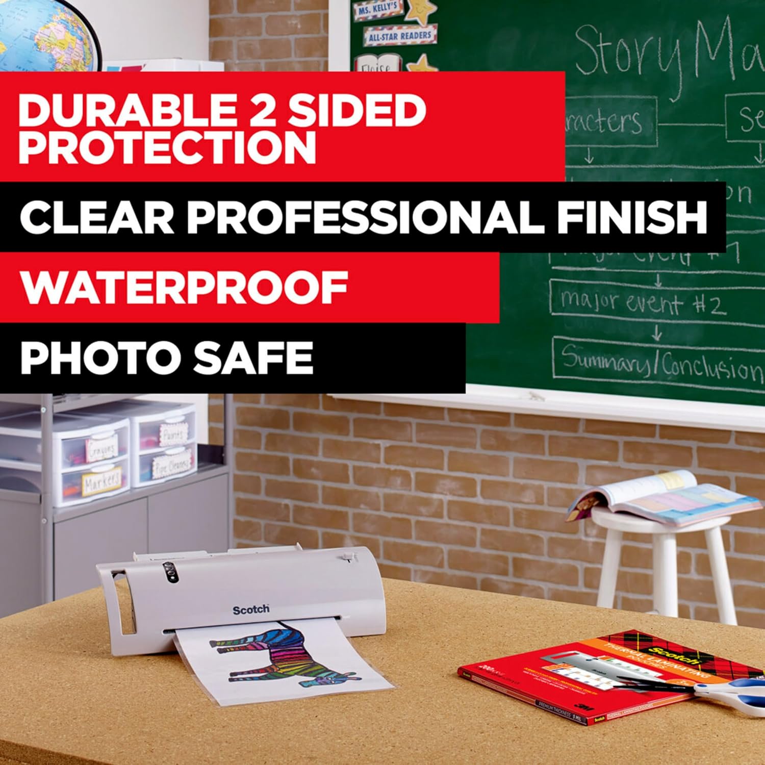 Thumbnail 1 de Scotch Thermal Laminating Pouches 100 Count 📎